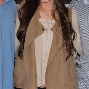 Tan Suede vest